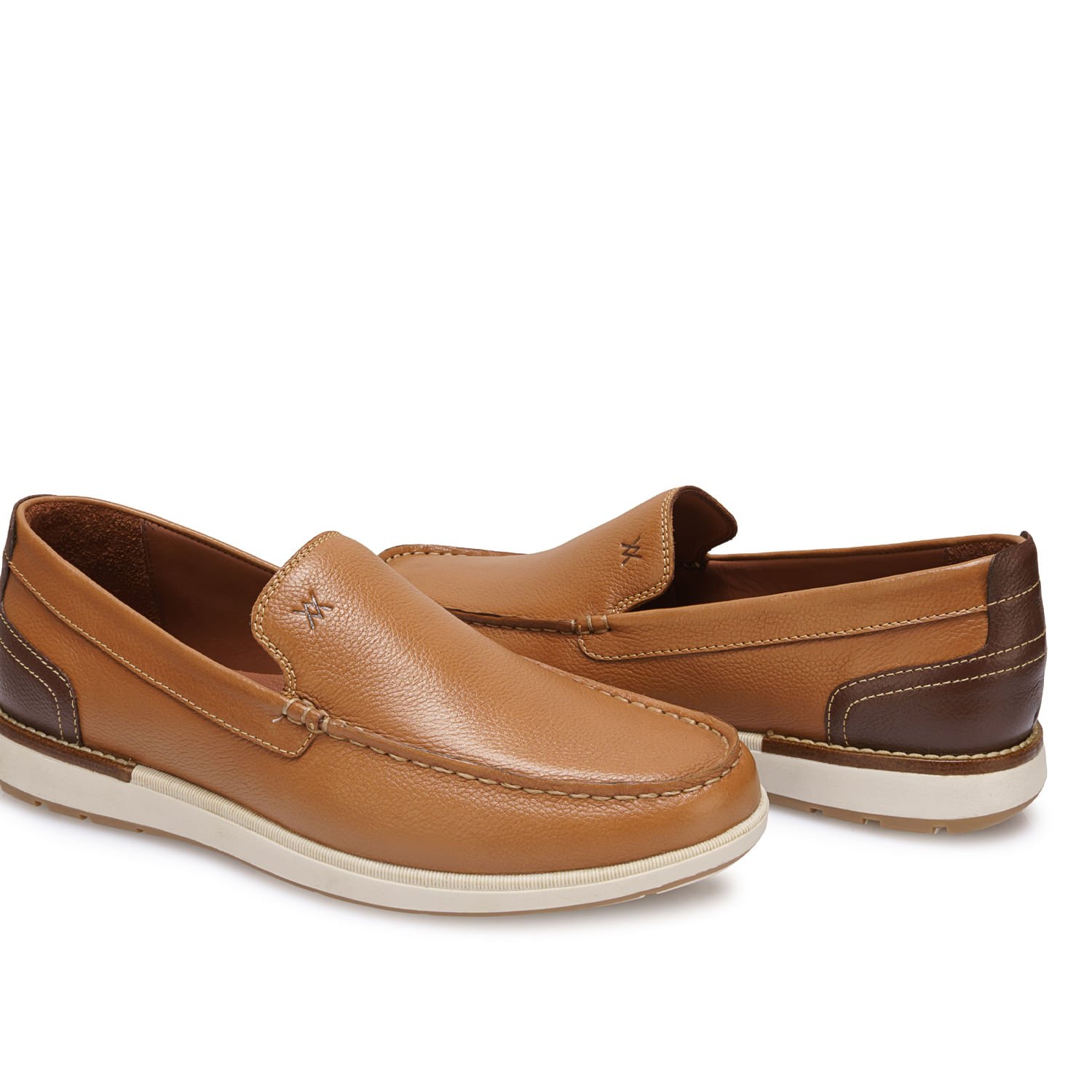 Zapato Mocasín Casual MATEO-2605 Habano Viale Homme Cuero - Imagen 6
