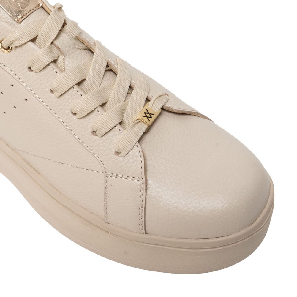 Zapatilla Casual REC-2515 Vainilla Viale Cuero - Imagen 2