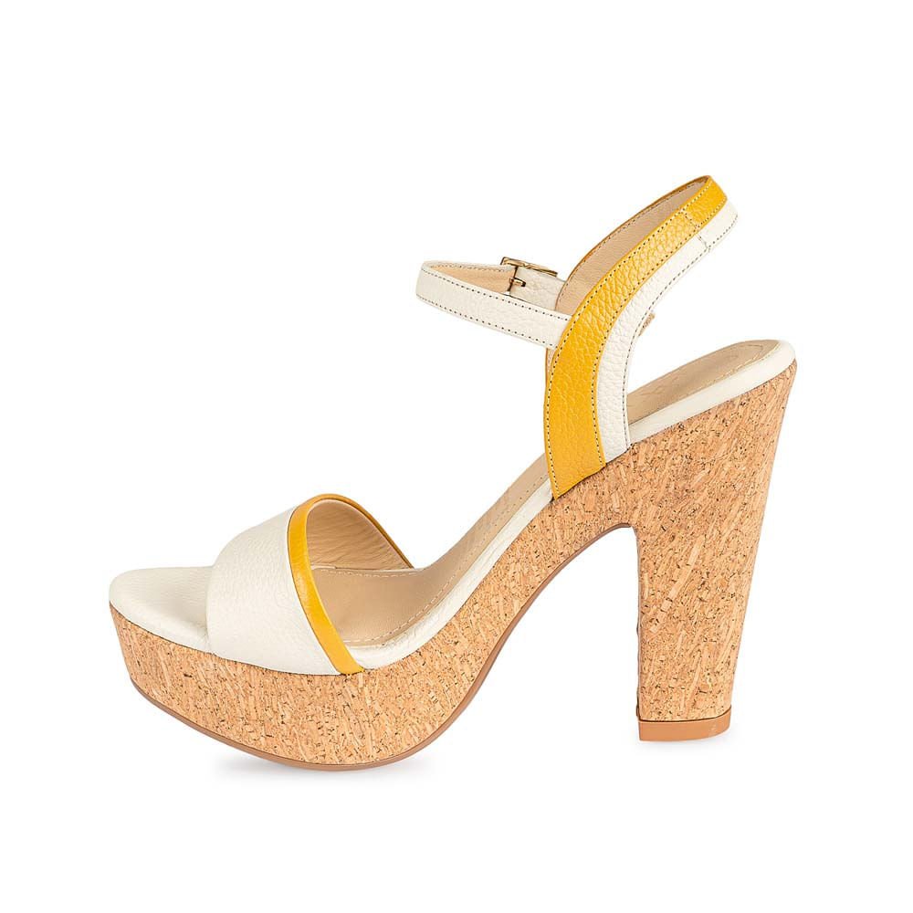 Sandalia D'orsay Casual SOFI-2501 Hue/Ama Viale Cuero - Imagen 2