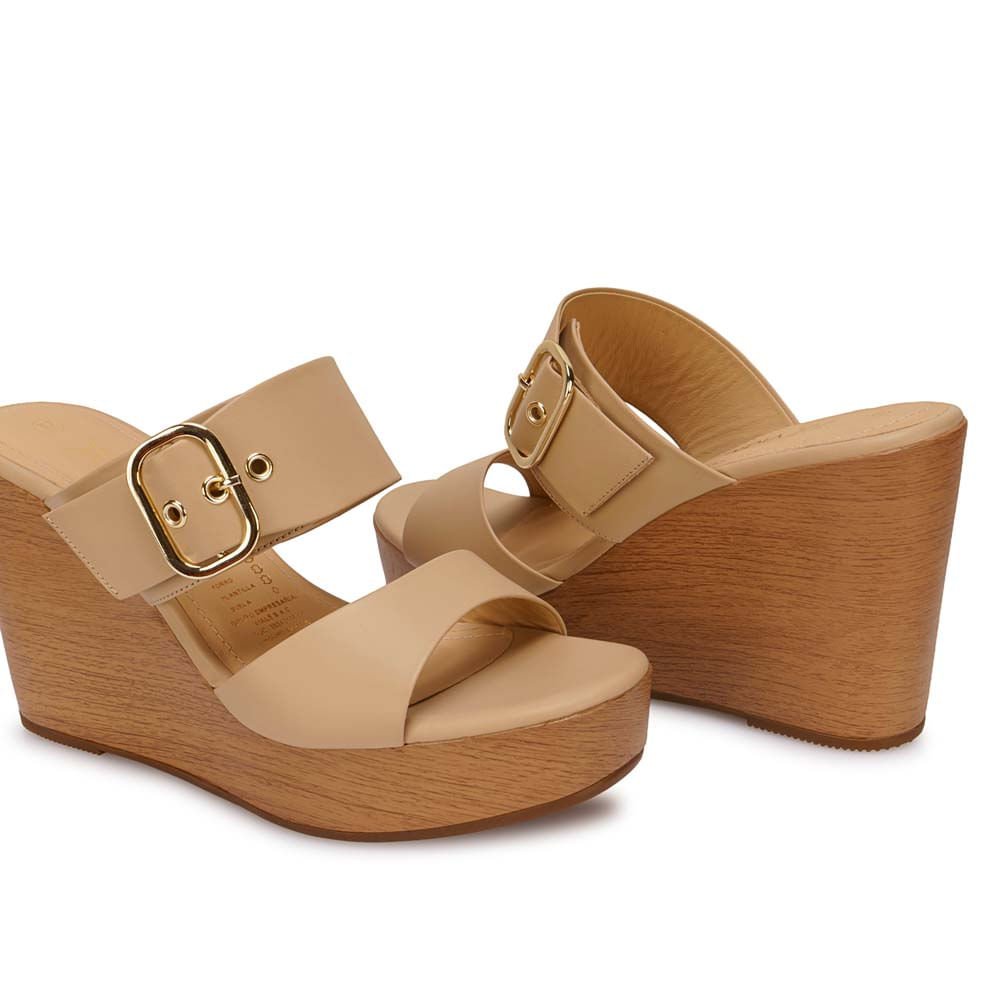 Sandalia Slide Casual SOFI-2604 Pele Viale Cuero - Imagen 3