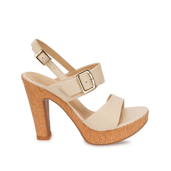 Sandalia Strap Casual TATI-2606 Vainilla Viale Cuero