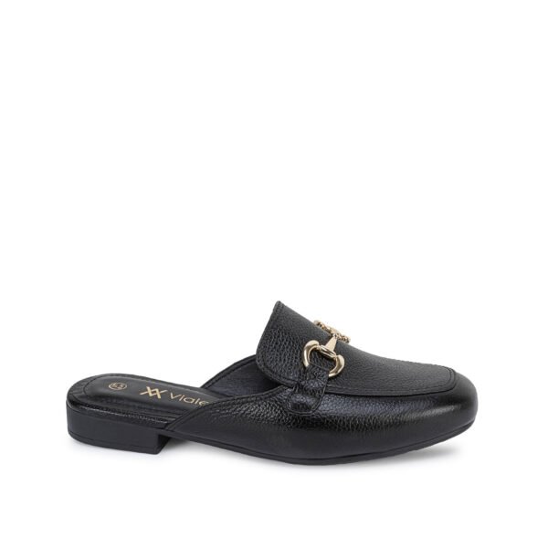 Zapato Sueco Casual TATI-2671 Negro Viale Cuero