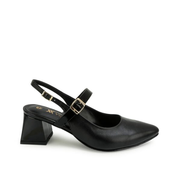 Zapato Stiletto Vestir TATI-2660 Negro Viale Cuero