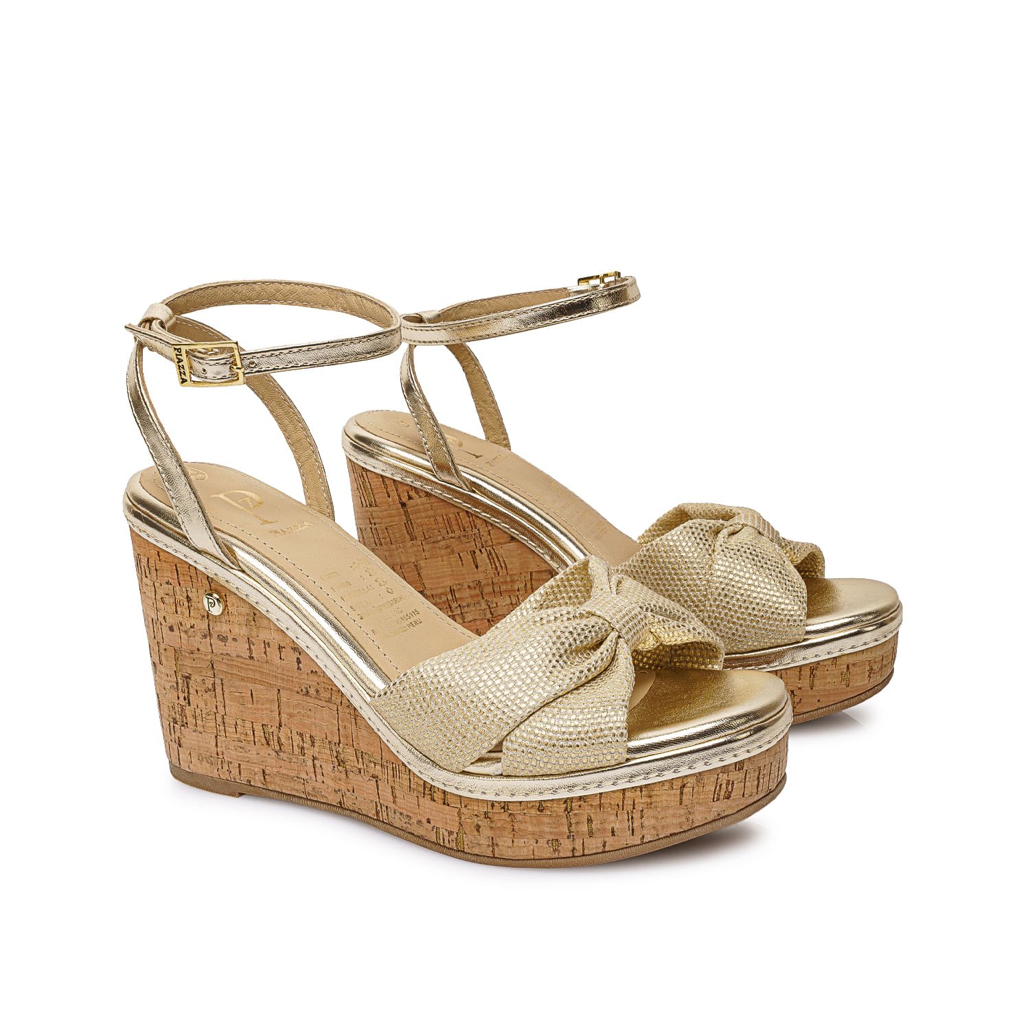 Sandalia D'orsay Casual WAL-2625 Dorado Piazza - Imagen 4