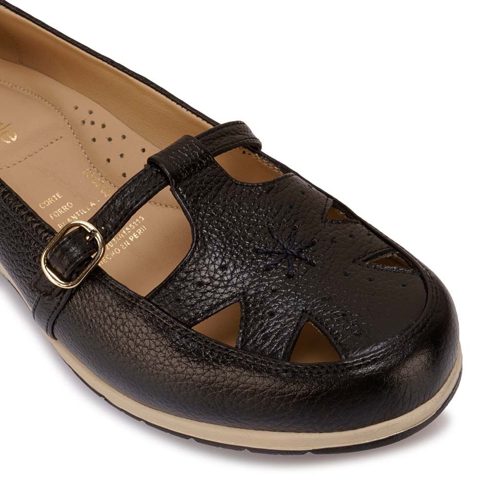 Zapato Canasta Casual WIL-2521 Negro Viale Cuero - Imagen 18