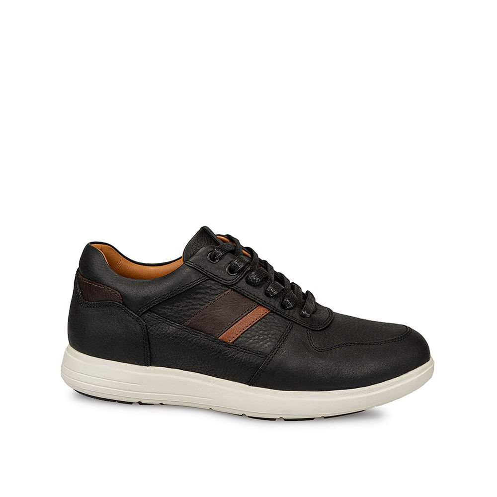 Zapatilla Casual RICARDO-031 Negro Viale Homme Cuero - Imagen 9