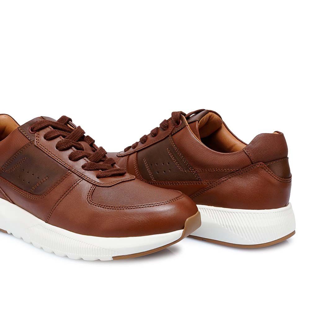Zapatilla Casual RICARDO-2519 Natural Viale Homme Cuero - Imagen 3