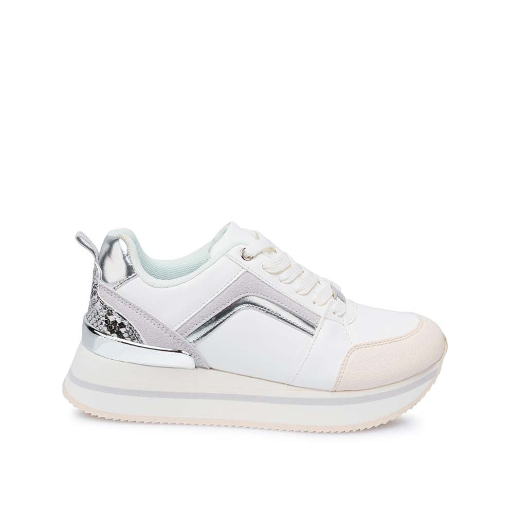 Zapatilla Casual VALE-2505 Blanco/Gris ADV - Imagen 5
