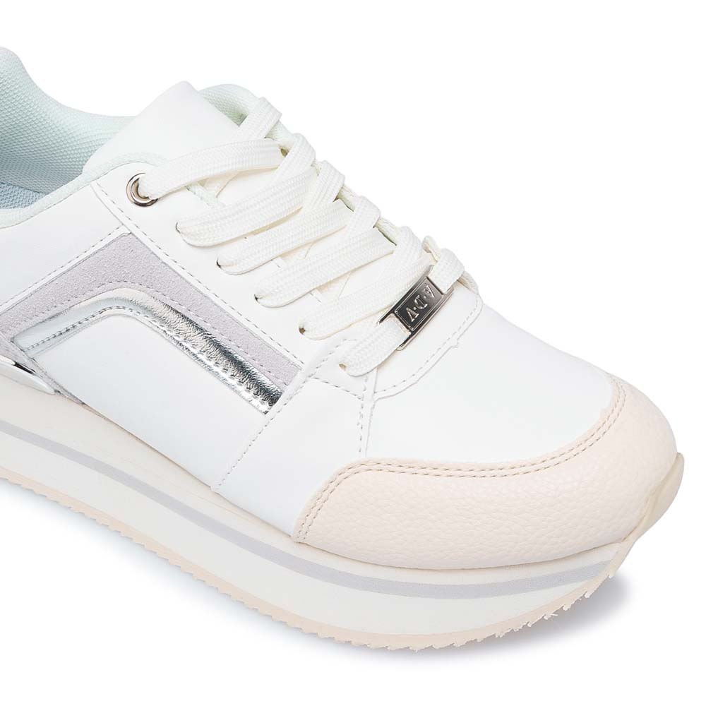 Zapatilla Casual VALE-2505 Blanco/Gris ADV - Imagen 7
