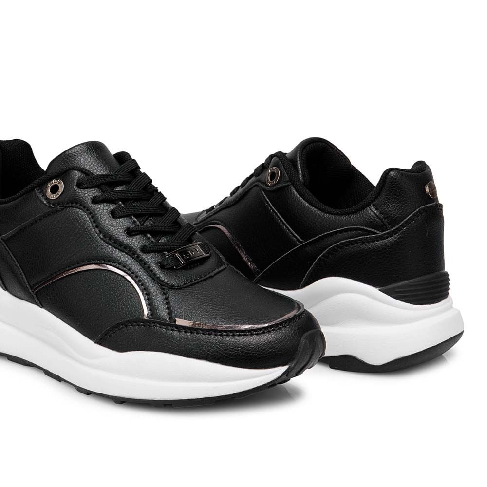 Zapatilla Casual VALE-2506 Negro/Peltr ADV - Imagen 7