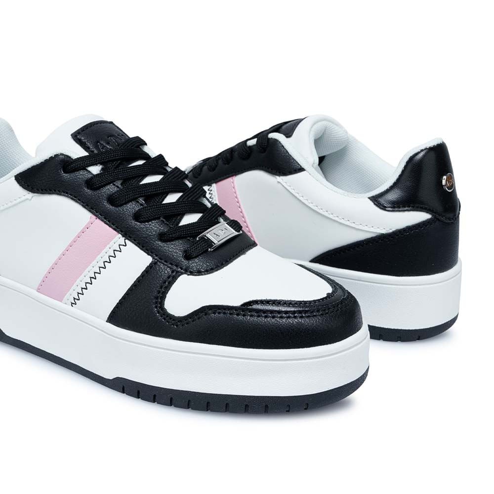 Zapatilla Casual VALE-2510 Blanco/Negro ADV - Imagen 15