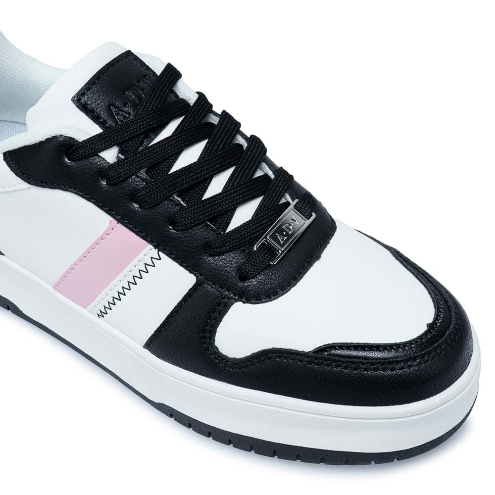 Zapatilla Casual VALE-2510 Blanco/Negro ADV - Imagen 10