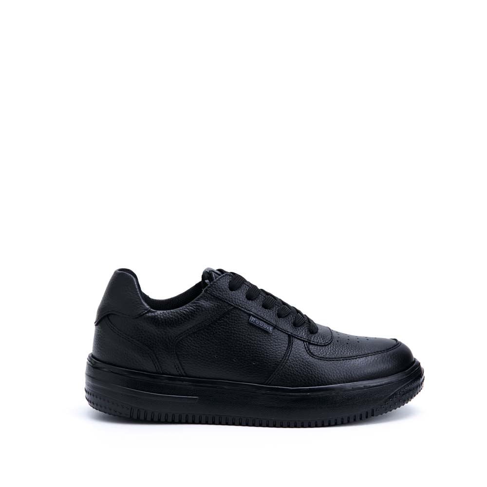 Zapatilla Escolar Casual JOSE-2515 Negro Rabbit Cuero