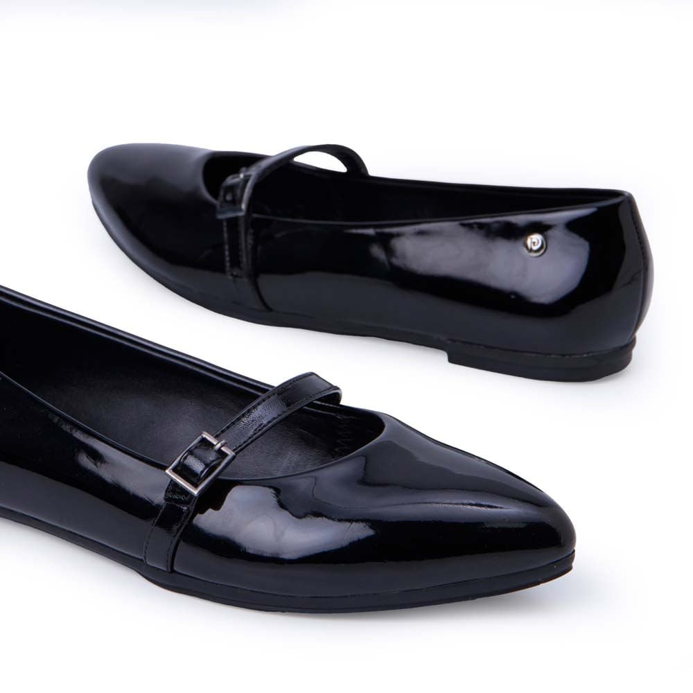Zapato Ballerina Casual ALAY-2515 Negro Piazza - Imagen 3
