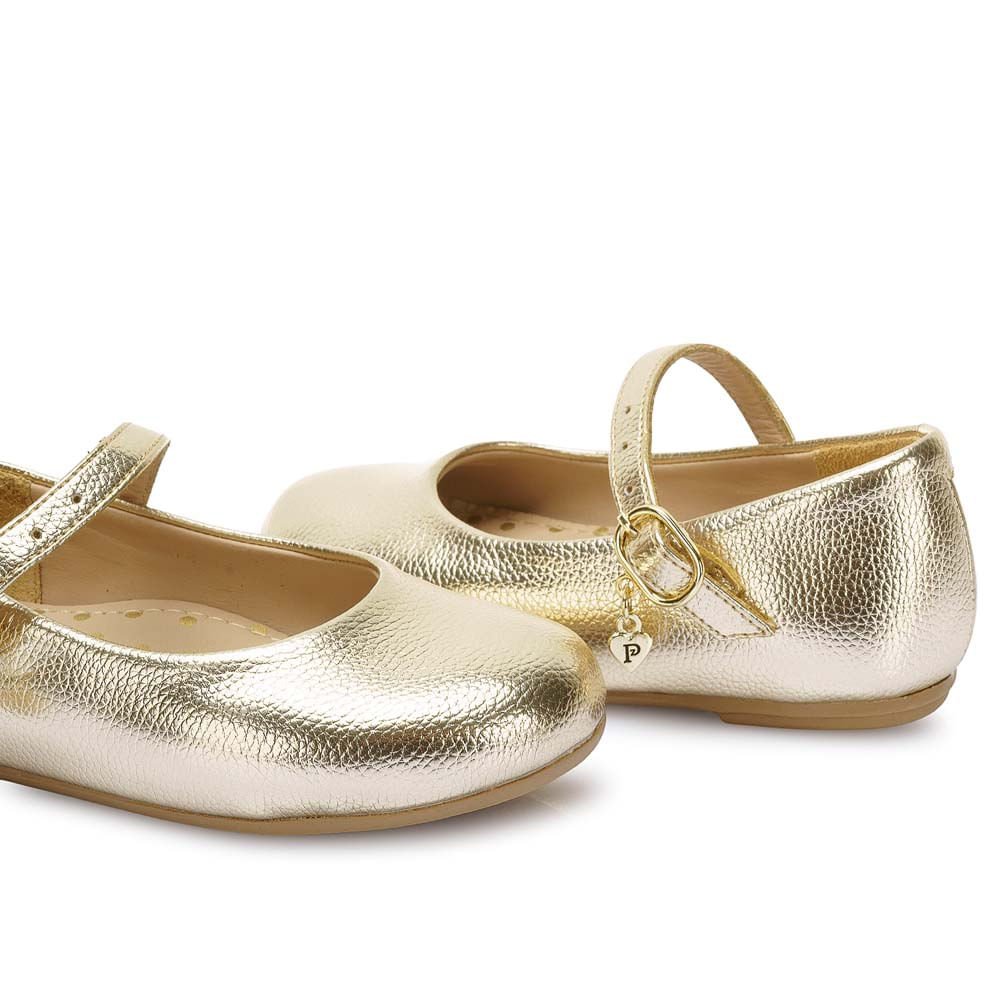 Zapato Ballerina Casual MADIS-2519 Dorado Piazza Kids - Imagen 3