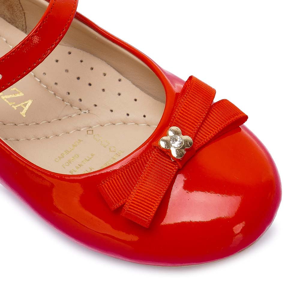 Zapato Ballerina Casual MADIS-2524 Rojo Piazza Kids - Imagen 2