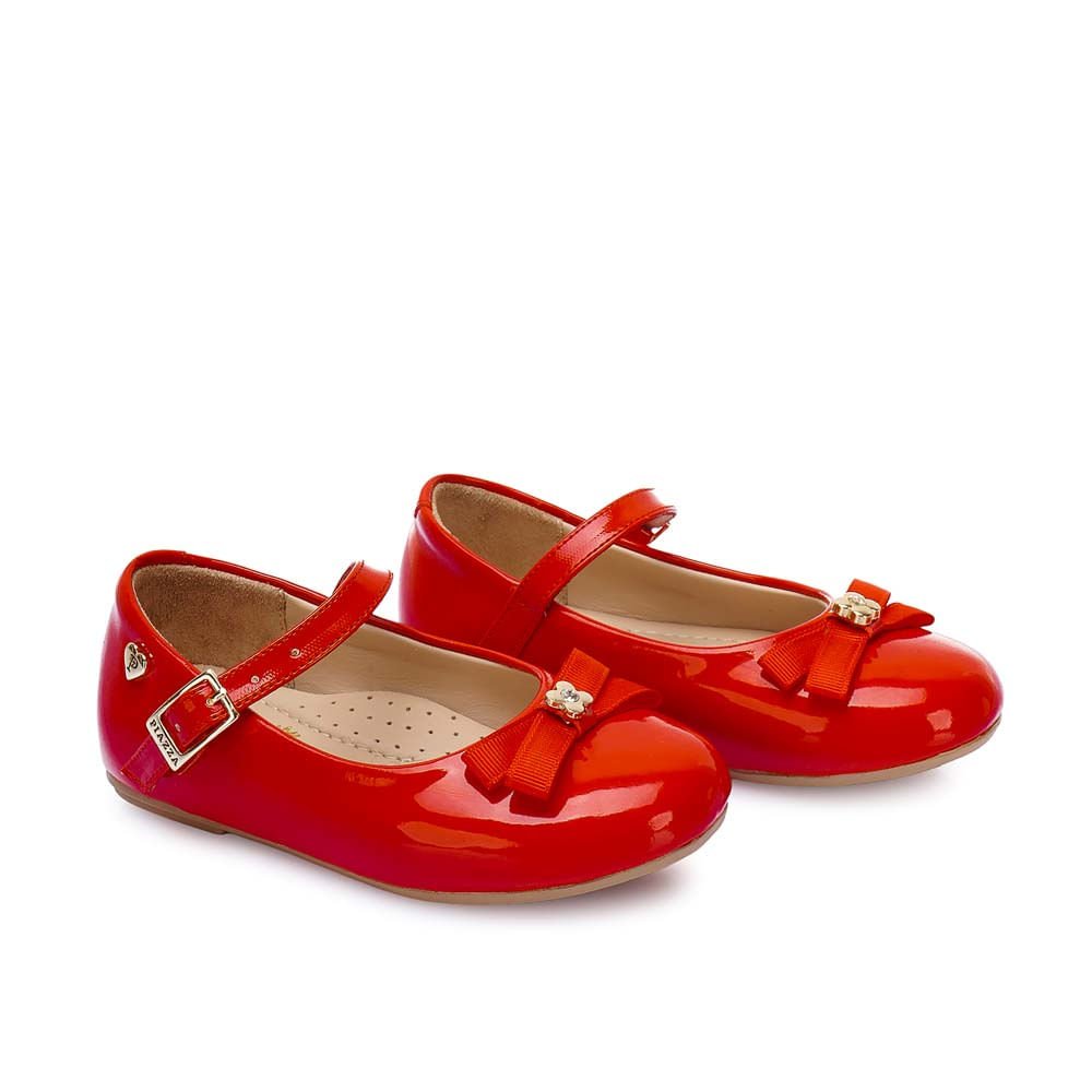 Zapato Ballerina Casual MADIS-2524 Rojo Piazza Kids - Imagen 4