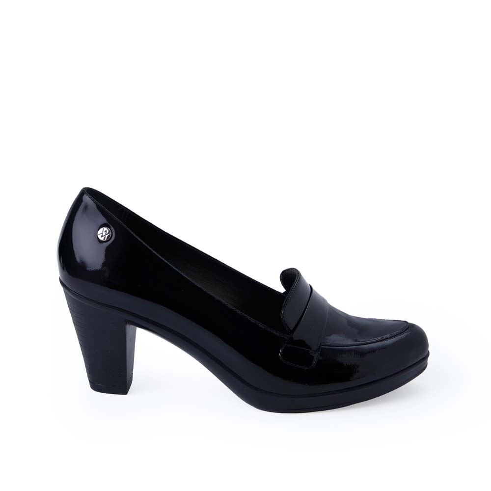 Zapato Mocasín Vestir DAYA-2517 Negro Viale Cuero