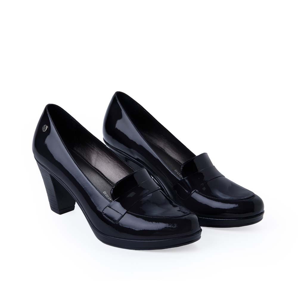 Zapato Mocasín Vestir DAYA-2517 Negro Viale Cuero - Imagen 12