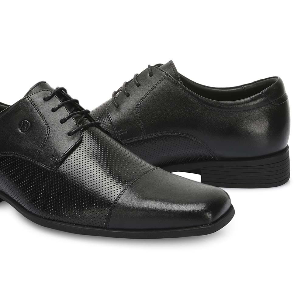 Zapato Derby Casual EDER-2504 Negro Viale Homme Cuero - Imagen 3