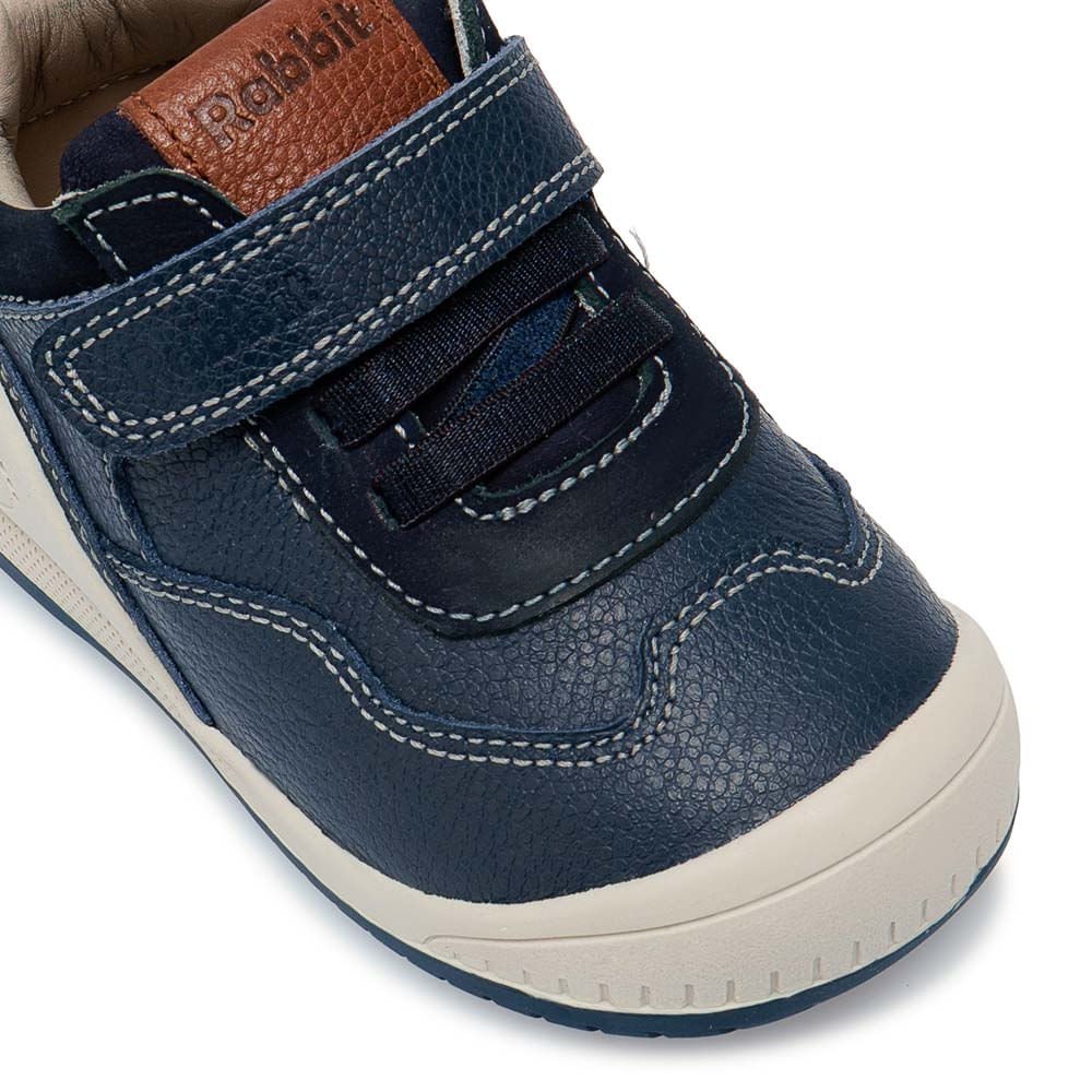 Zapato Derby Casual ALEX-2513 Azul Rabbit Cuero - Imagen 2