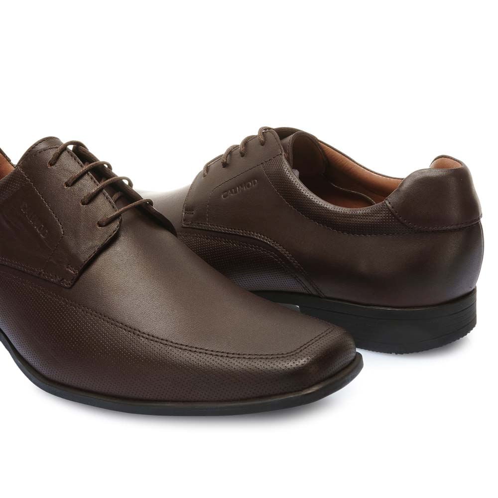 Zapato Derby Vestir VEM-008 Marron Calimod Cuero - Imagen 15