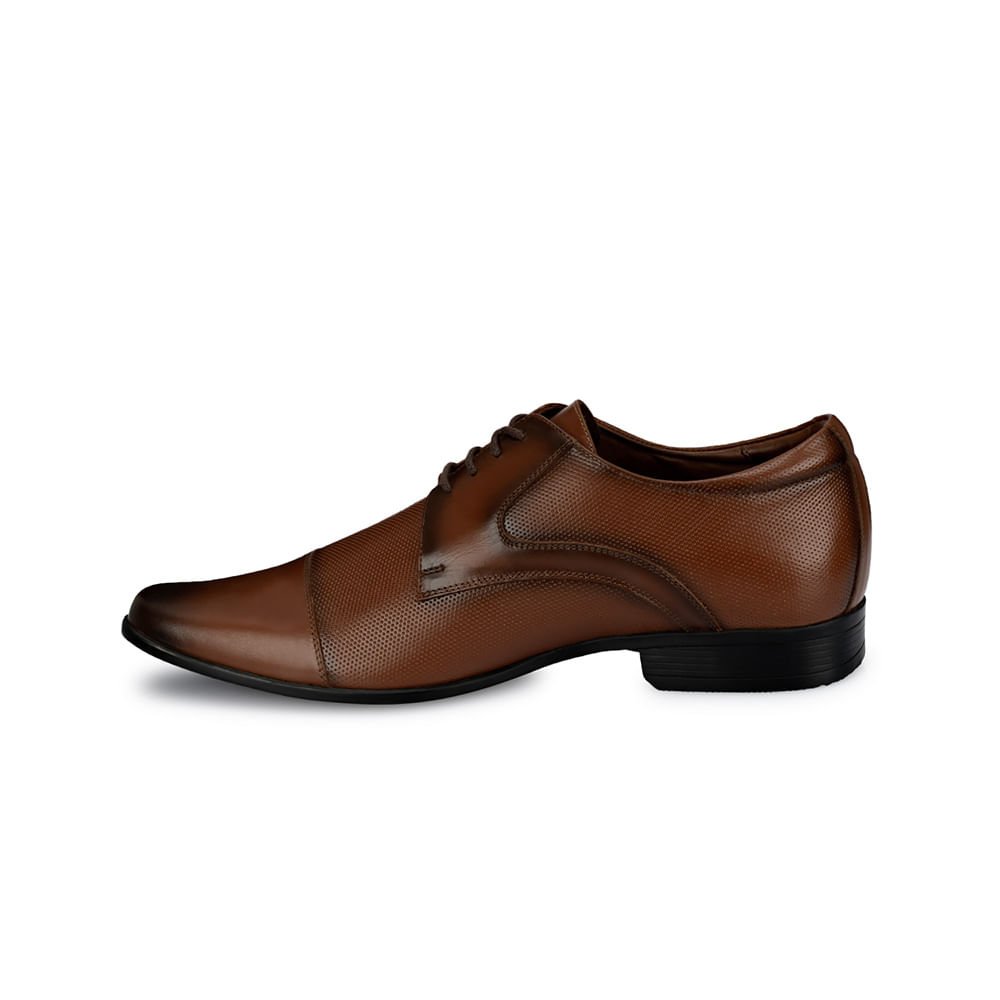 Zapato Derby Vestir VEM-002 Coñac Calimod Cuero - Imagen 6