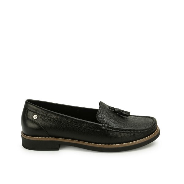 Zapato Mocasín Casual AVE-2614 Negro Viale Cuero