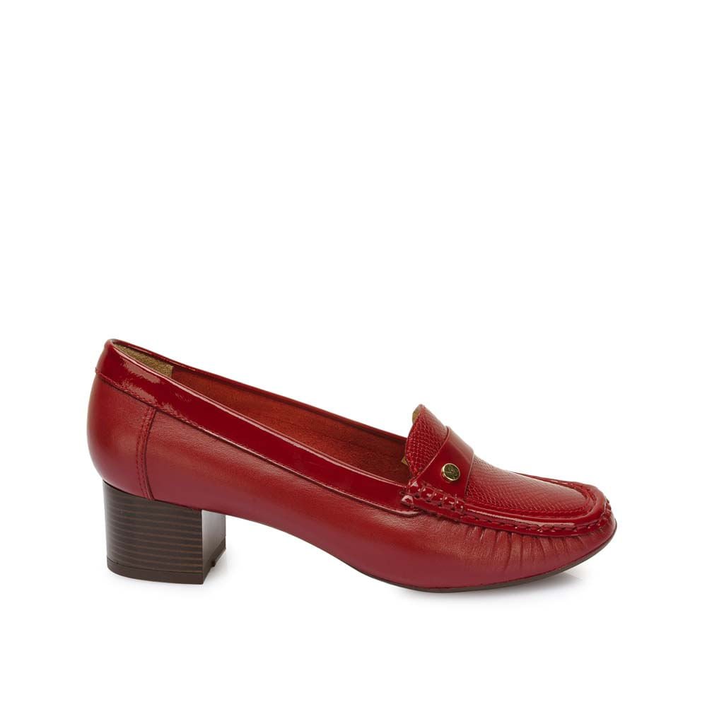 Zapato Mocasín Vestir DENI-2514 Cramberry Viale Cuero - Imagen 9