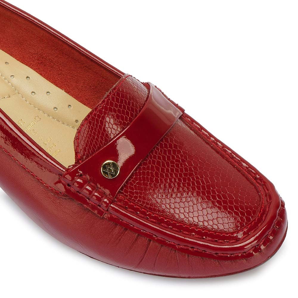 Zapato Mocasín Vestir DENI-2514 Cramberry Viale Cuero - Imagen 11