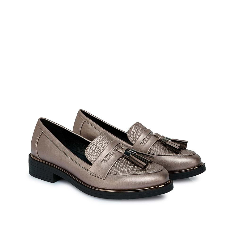 Zapato Mocasín Casual ELI-2410 Pewter ADV - Imagen 4