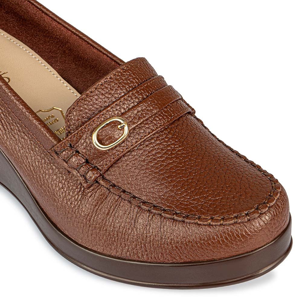 Zapato Mocasín Casual DOM-2401B Marron Viale Cuero - Imagen 3