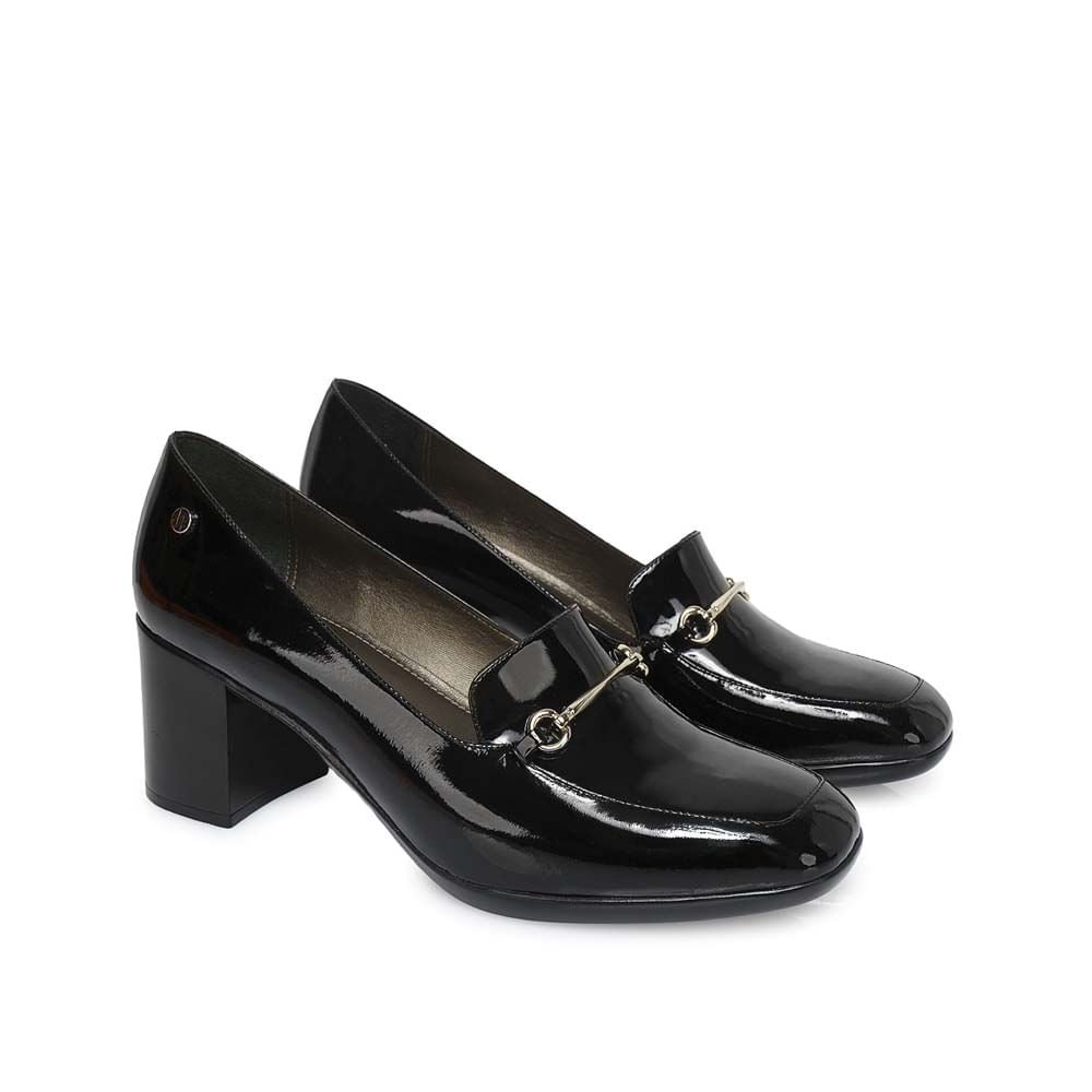 Zapato Mocasín Vestir DAYA-2516 Negro Viale Cuero - Imagen 4