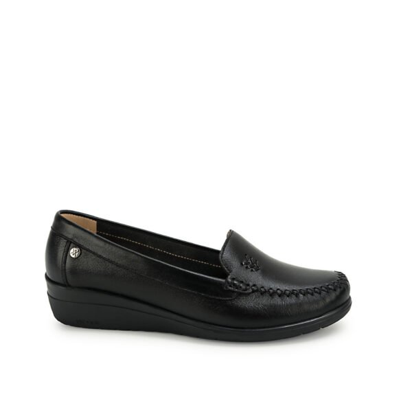 Zapato Mocasín Casual LE-2613 Negro Viale Cuero