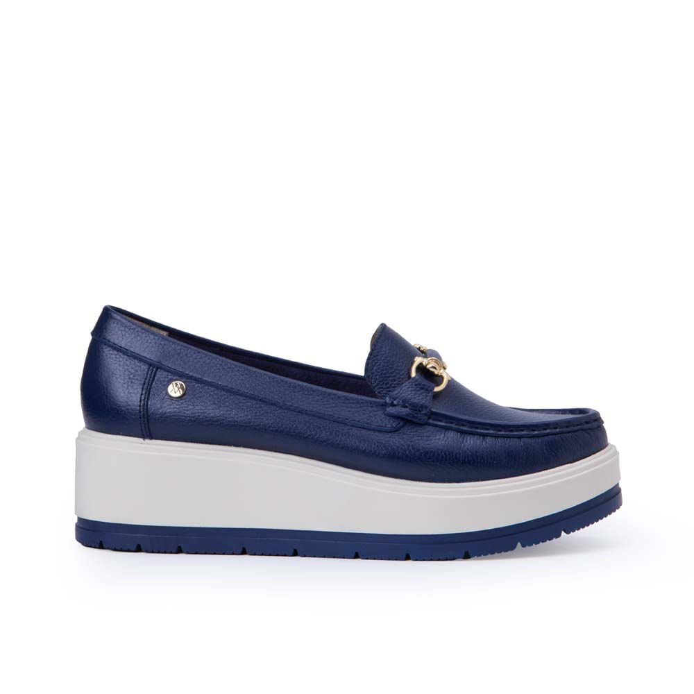 Zapato Mocasín Casual DENI-2517 Azul Viale Cuero - Imagen 13