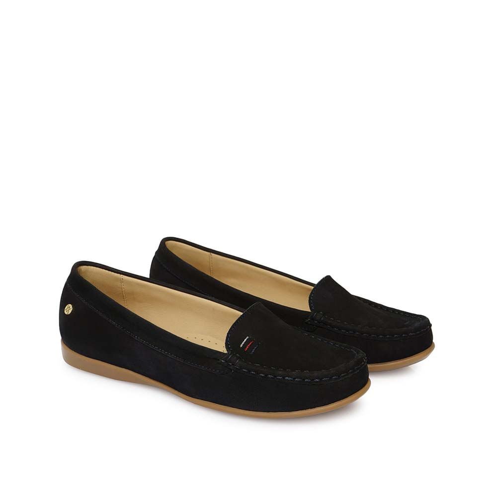 Zapato Mocasín Casual FAV-2501 Azul Viale Cuero - Imagen 4