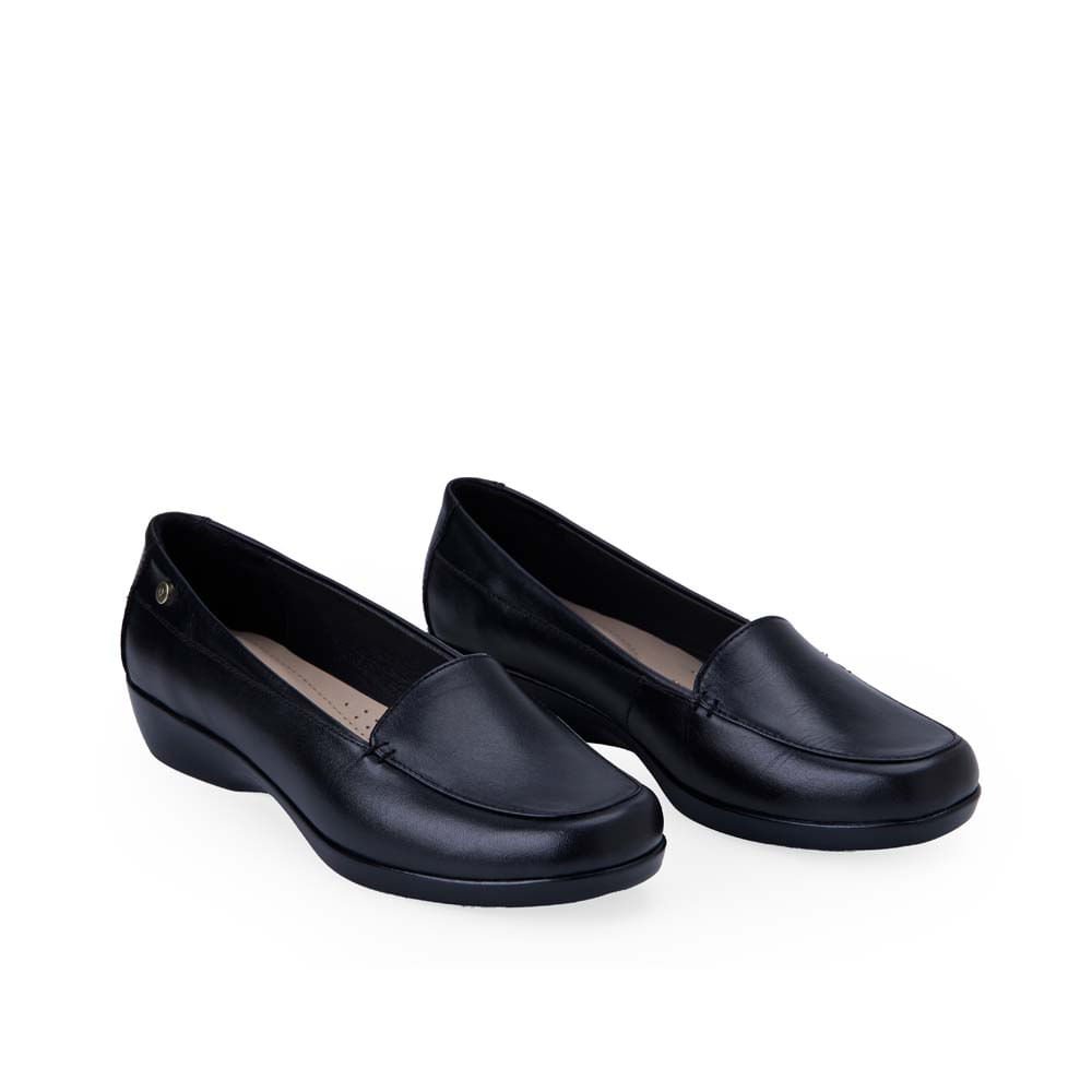 Zapato Mocasín Casual AVE-2504 Negro Viale Cuero - Imagen 8
