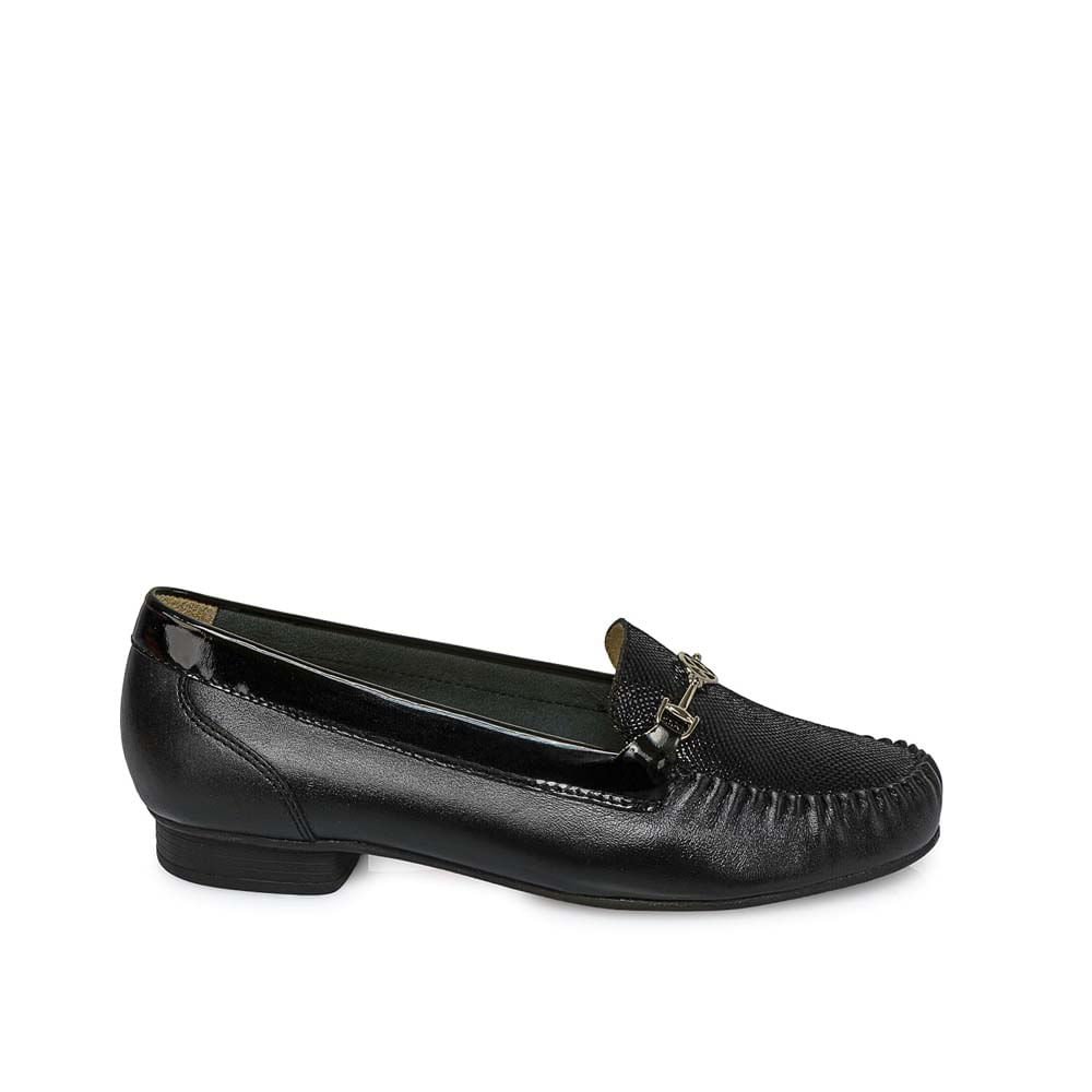 Zapato Mocasín Casual DENI-2510 Negro Viale Cuero - Imagen 13