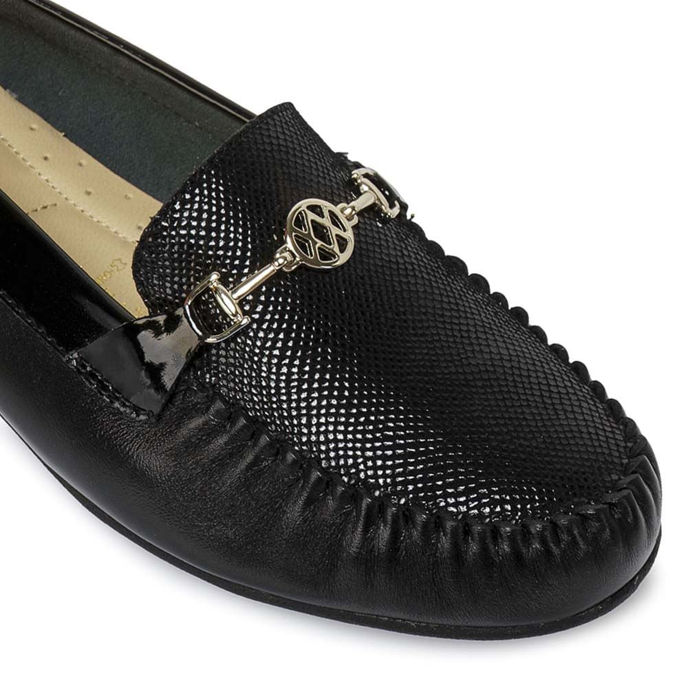 Zapato Mocasín Casual DENI-2510 Negro Viale Cuero - Imagen 18