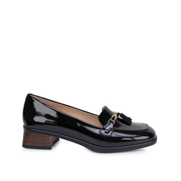 Zapato Mocasín Casual MARI-2602 Negro Viale Cuero
