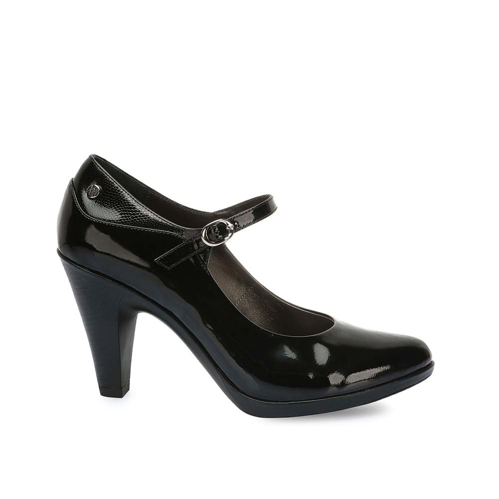 Zapato Reina Casual ALE-2532 Negro Viale Cuero