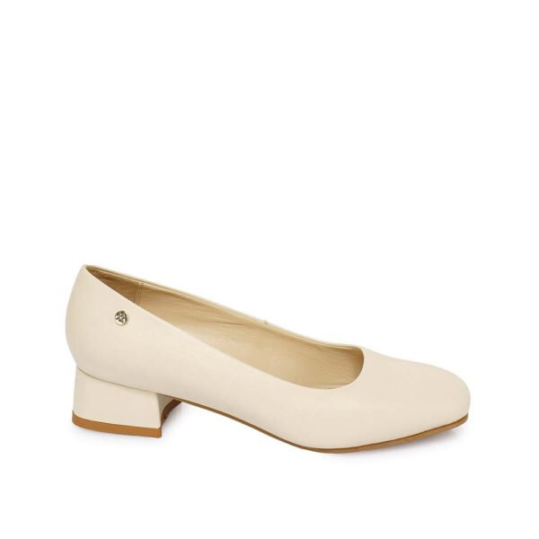 Zapato Reina Vestir ROSY-2502 Vainilla Viale Cuero