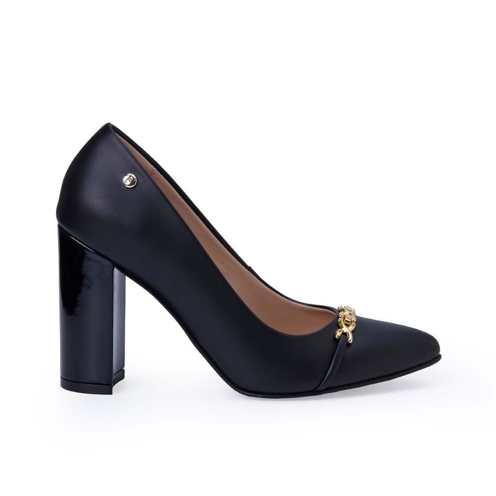 Zapato Stiletto Casual DON-2529 Negro Piazza - Imagen 9