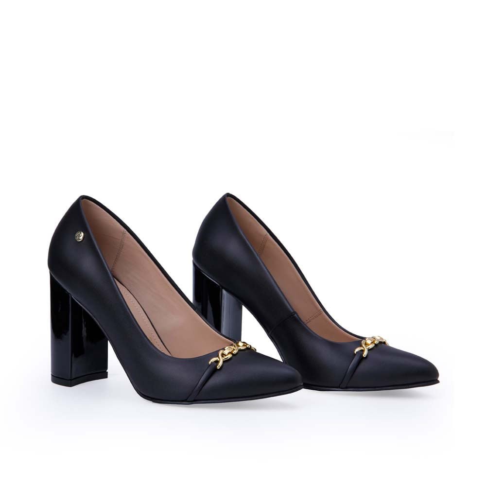 Zapato Stiletto Casual DON-2529 Negro Piazza - Imagen 12
