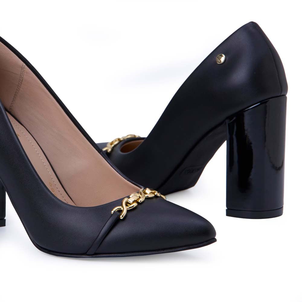 Zapato Stiletto Casual DON-2529 Negro Piazza - Imagen 3