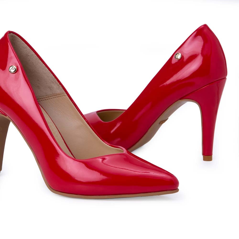 Zapato Stiletto Casual KATHE-2533 Rojo Piazza - Imagen 3