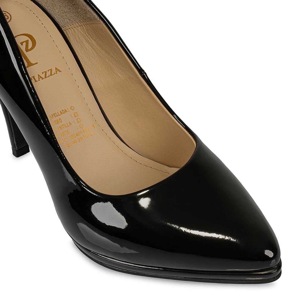 Zapato Stiletto Vestir KATHE-019 Negro Piazza - Imagen 3